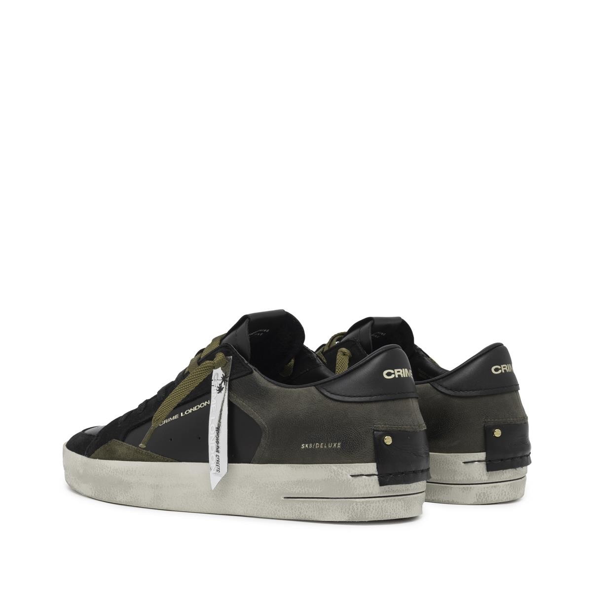 Erkek Sneaker ( Günlük) 15109AA7 Crime London SK8 DELUXE Black