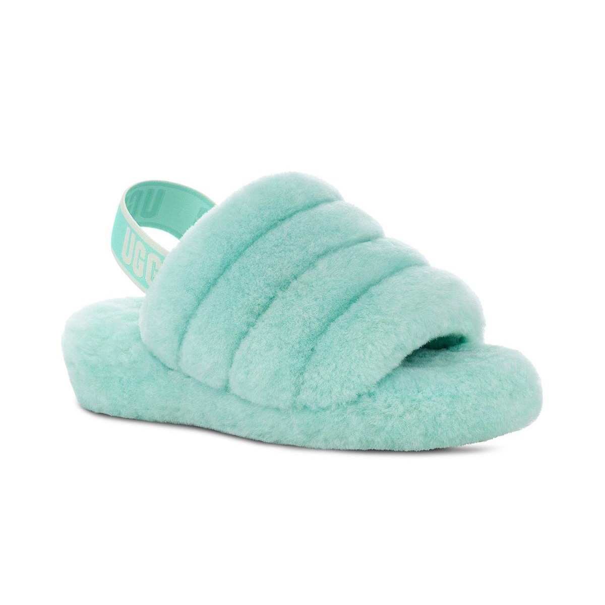 1095119 UGG W FLUFF YEAH SLIDE Pale Emarald