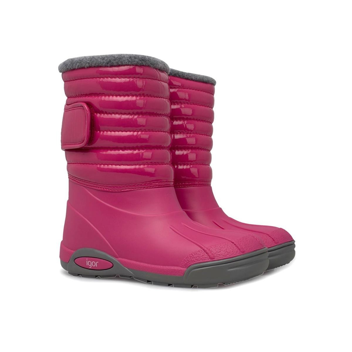 Kız Çocuk Yağmur Botu W10168 TOPO SKI CHAROL 007-Fucsia