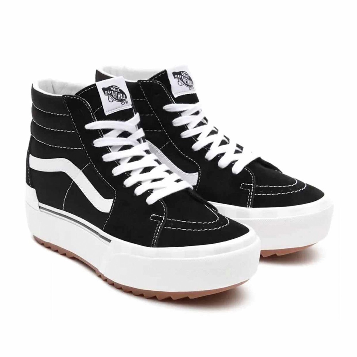 VN0A4BTW5ZN1 UA VANS SK8-Hi Stacked (SUEDECANVAS)BLKBLNCDBLNC