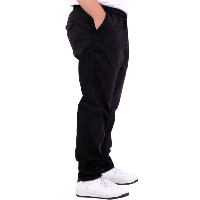 Büyük Beden Erkek Gabardin Düz Paça Jogger EVEREST 21929C Siyah