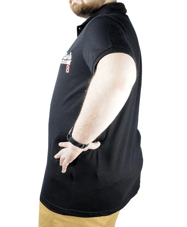 Erkek T shirt Polo New York Throwback 22302 Siyah