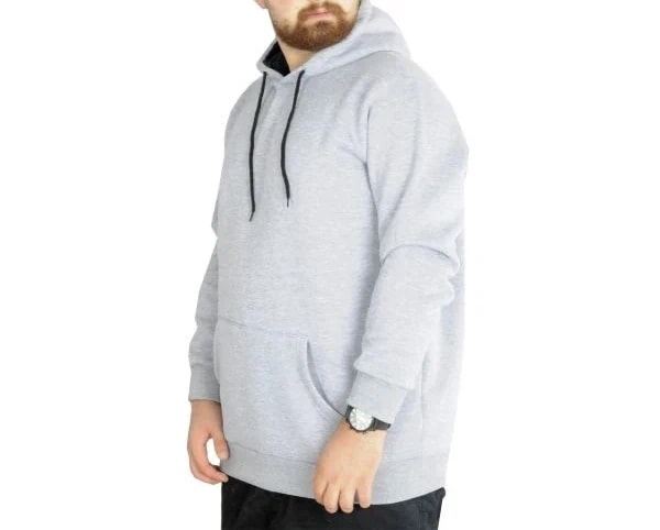 Erkek Sweatshirt Kapşonlu Pocket Basic C20562 Grimelanj