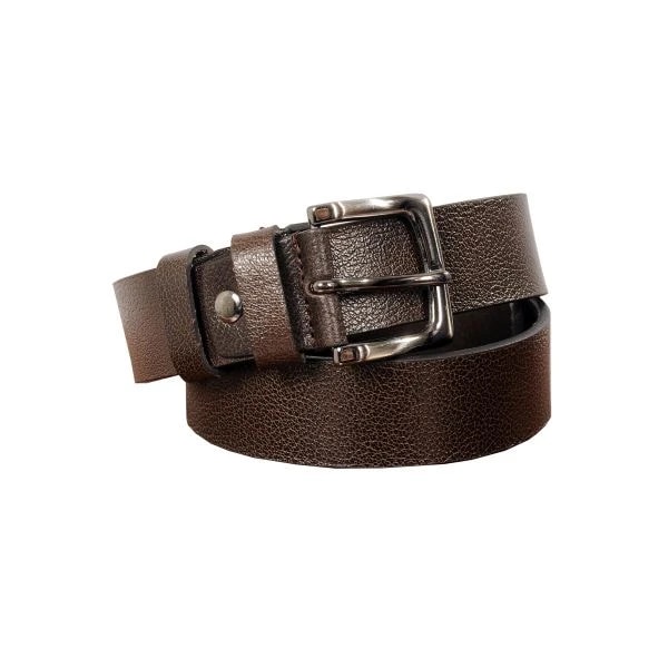 Erkek Kemer 4cm Orta Boy Deri Kemer 4252 Kahverengi