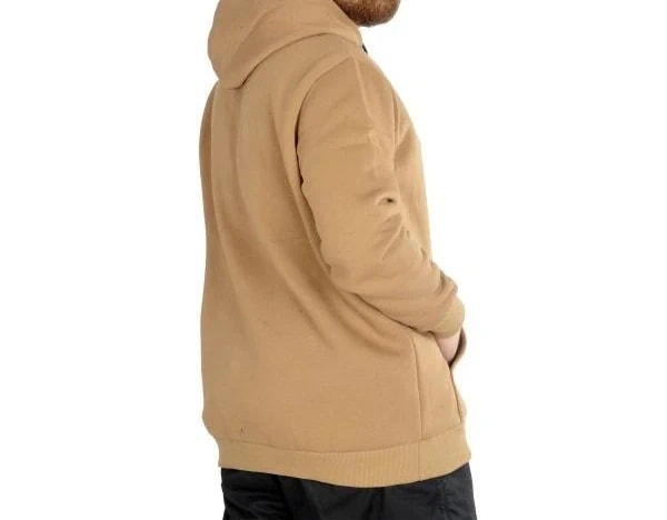 Erkek Sweatshirt Kapşonlu Pocket Basic C20562 Sütlükahve