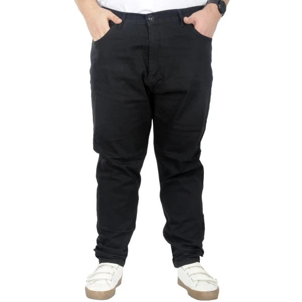 Büyük Beden Pantolon Gabardin Jogger Doğa 22920 Siyah