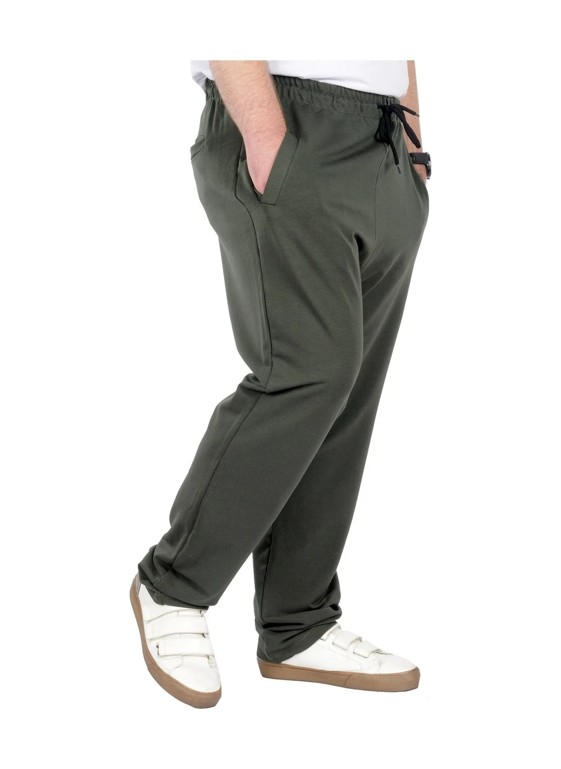 Büyük Beden Erkek Eşofman Altı Classic 2 Ip 11100 Haki