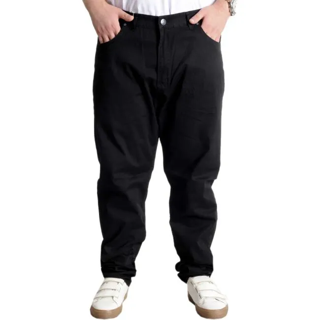 Büyük Beden Pantolon Gabardin Jogger Doğa 22920 Siyah