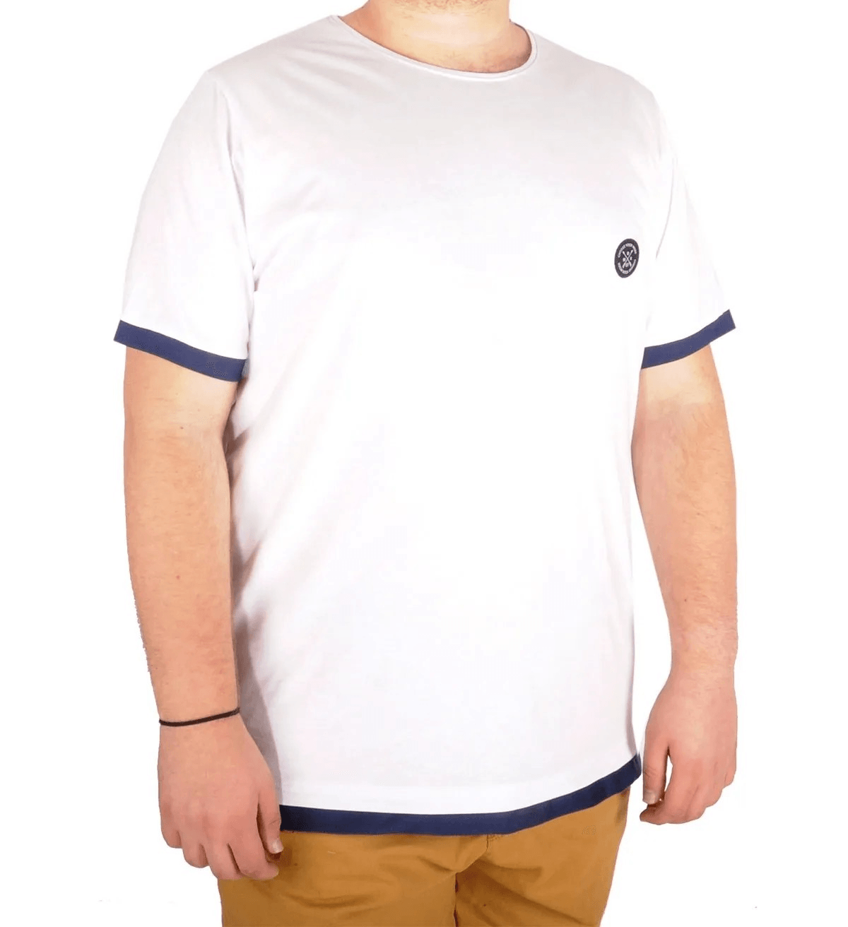  Büyük Beden Tshirt Byaka Choose Your Mode 21157 Beyaz
