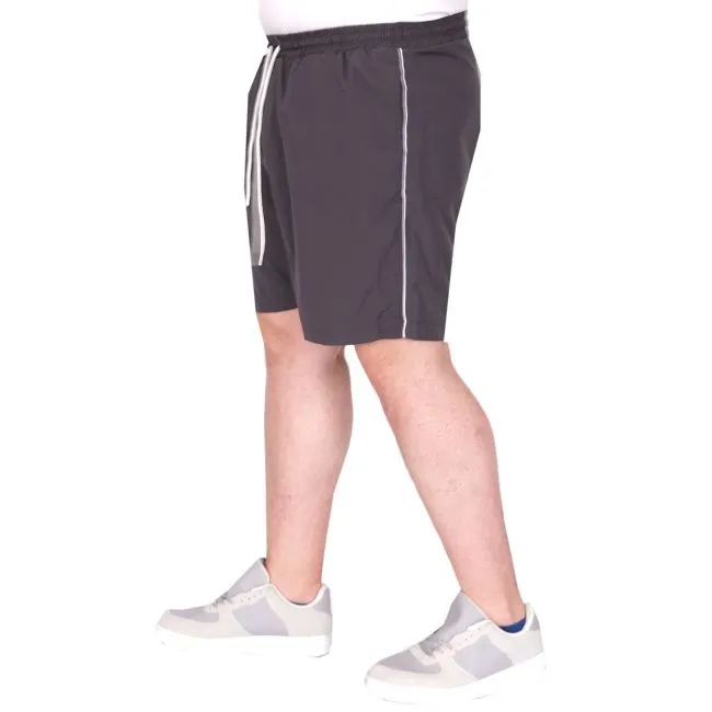 Büyük Beden Erkek Deniz Şortu White Line 21451 Antrasit