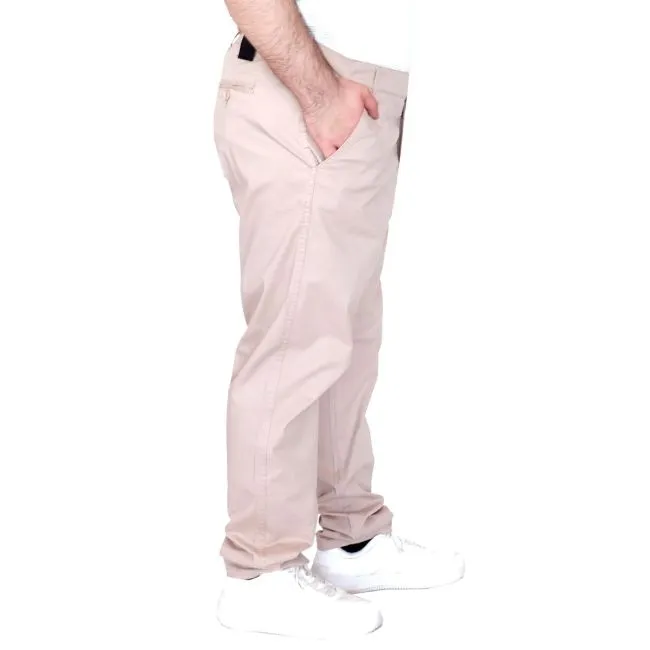 Büyük Beden Erkek Gabardin Pantolon Doğa 22850 Bej