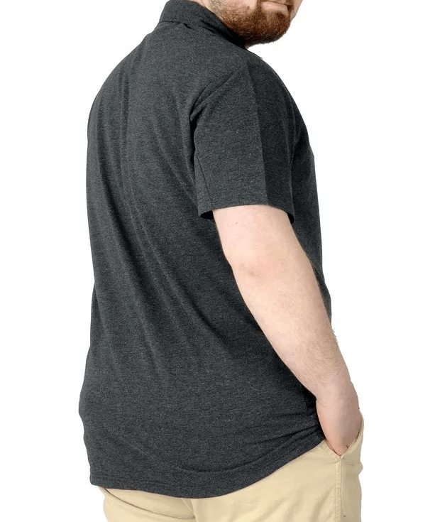 Büyük Beden T-Shirt Polo 73 22332 Antrasit