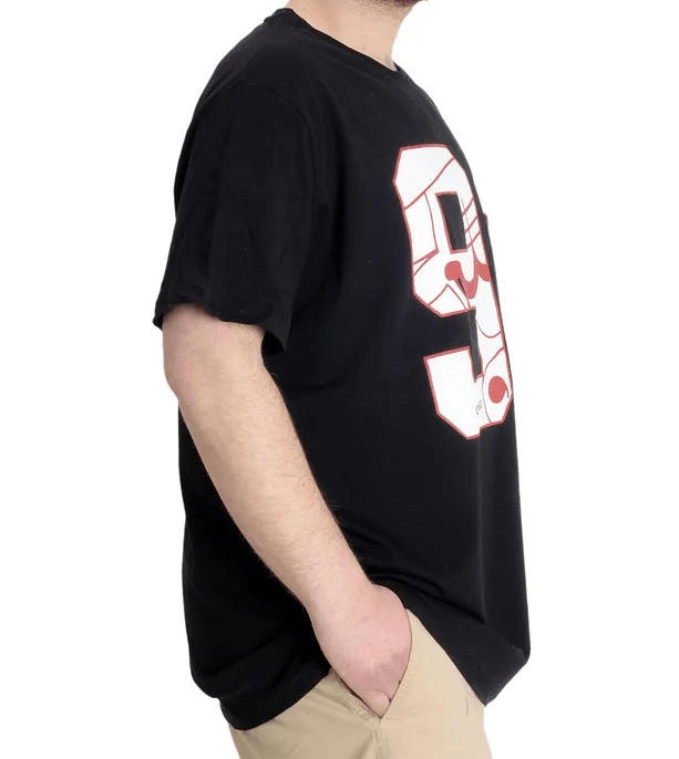 Büyük Beden Erkek T-shirt 91 23153 Siyah