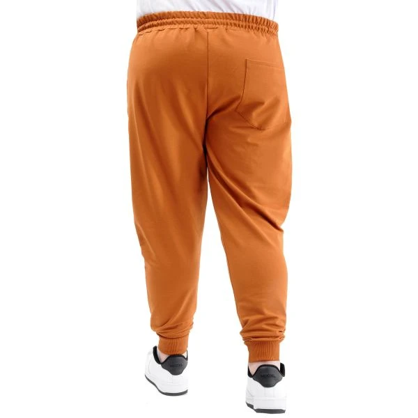 Büyük Beden Eşofman Altı Dar Paça Zippered 22501 Tarçın