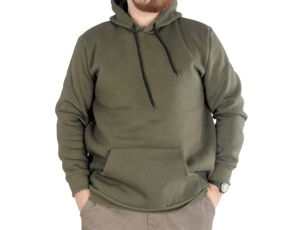 Erkek Sweatshirt Kapşonlu Pocket Basic 20562 Haki