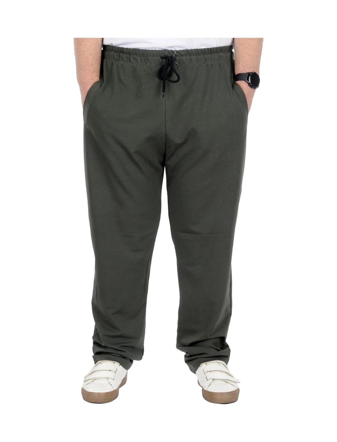 Büyük Beden Erkek Eşofman Altı Classic 2 Ip 11100 Haki