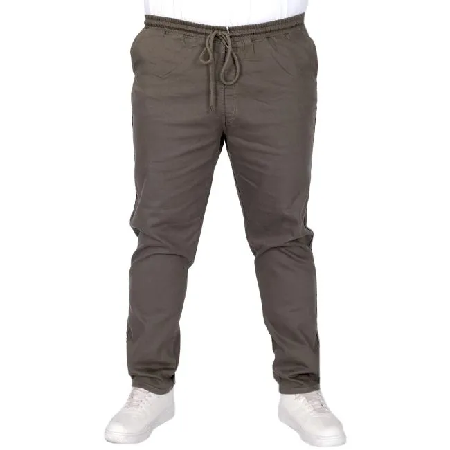Büyük Beden Erkek Pantolon Gabardin Düz Paça Jogger Everest 21929 Haki