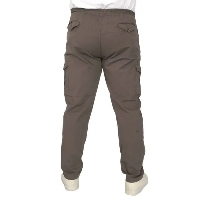 Büyük Beden Pantolon Keten Kargo Jogger Milano 21912 Haki
