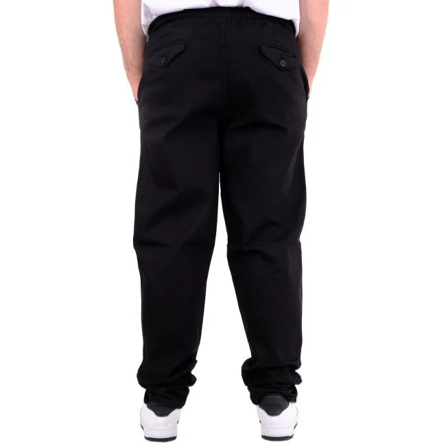 Büyük Beden Erkek Gabardin Düz Paça Jogger EVEREST 21929C Siyah