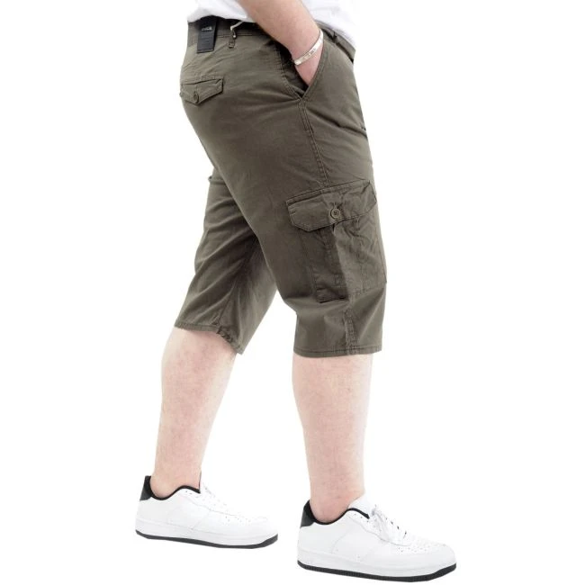 Büyük Beden Erkek Kapri Klasik 21401 Haki