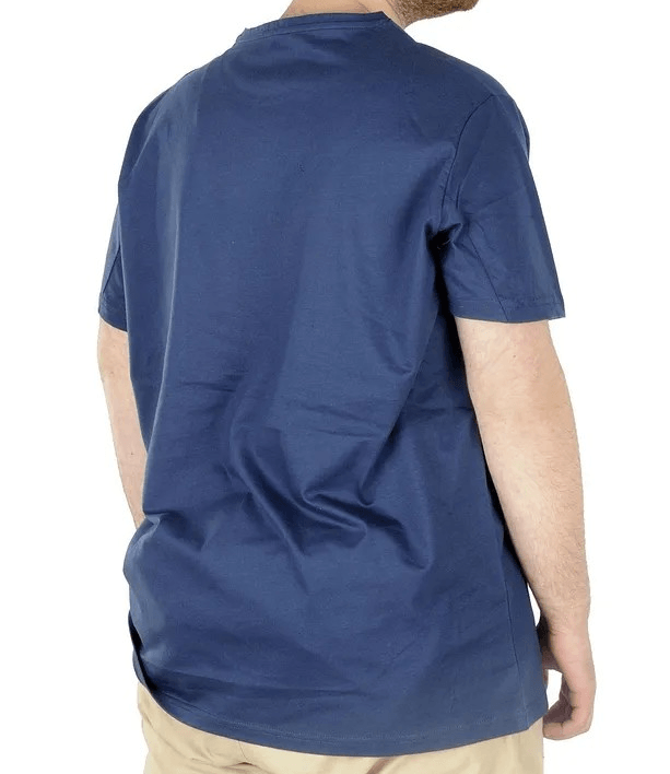 Büyük Beden Erkek Tshirt Bisiklet Yaka Basic 20031 İndigo