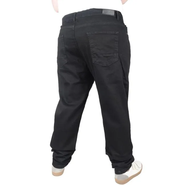 Büyük Beden Erkek Pantolon Kot 21920  Siyah