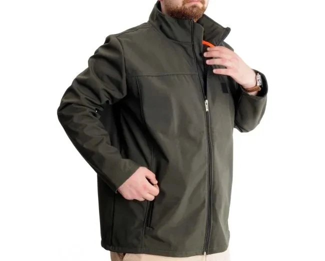 Büyük Beden Erkek Mont Waterproof Softshell 21232 Haki