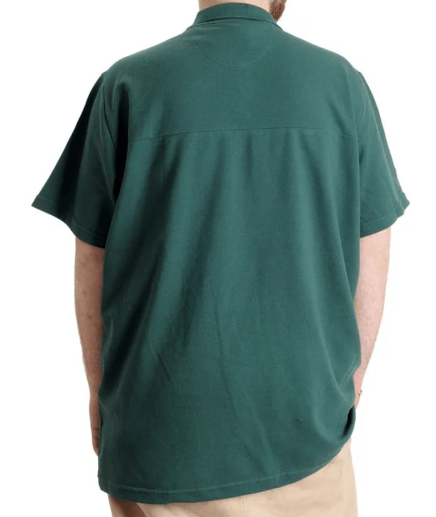 Büyük Beden Erkek T-shirt Polo MILITARE 23327 Nefti