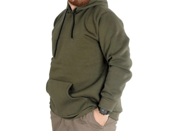 Erkek Sweatshirt Kapşonlu Pocket Basic 20562 Haki