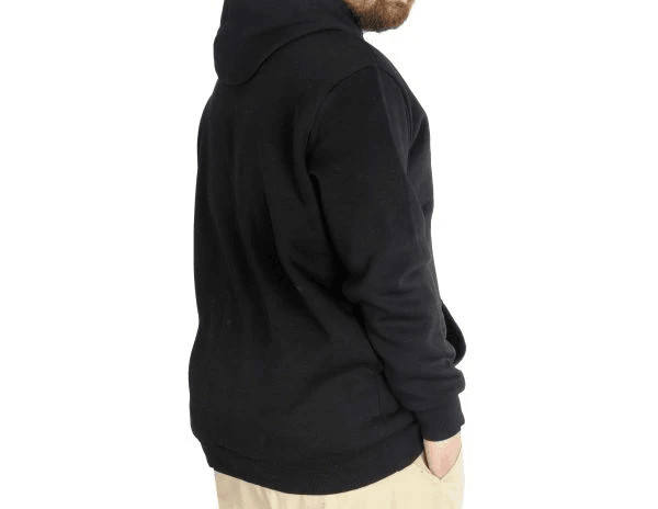 Erkek Sweatshirt Kapşonlu Kanguru Pocket Basic 20562 Siyah