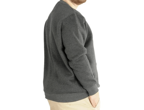 Erkek Sweatshirt Bisiklet Yaka Basic 20131 Antramelanj