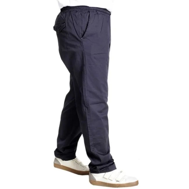 Büyük Beden Pantolon Keten Jogger Milano 21913 Lacivert