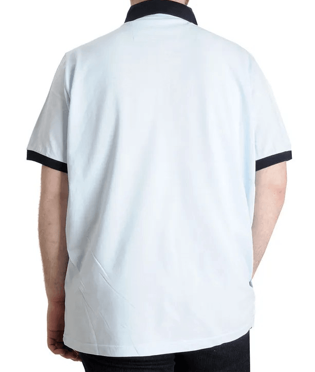 Büyük Beden Erkek Polo T-shirt RANGERS 23342 Mavi