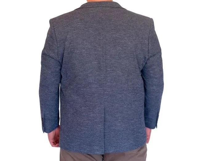 Büyük Beden Erkek Klasik Blazer Ceket BRITANYA 23028 GRI