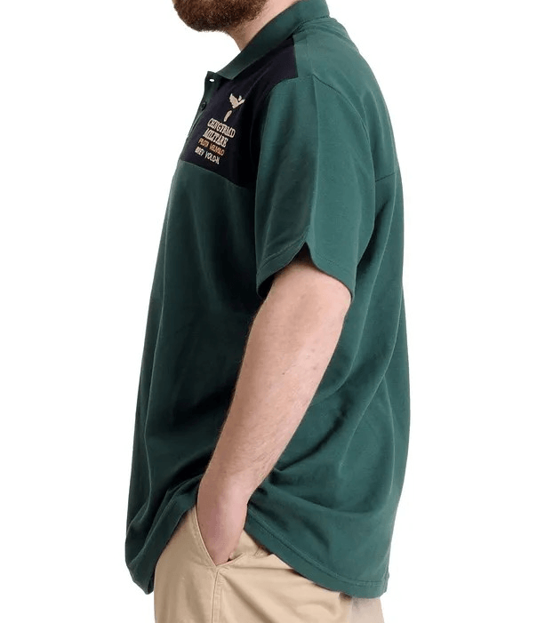 Büyük Beden Erkek T-shirt Polo MILITARE 23327 Nefti