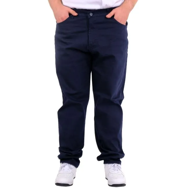 Büyük Beden Erkek Gabardin Pantolon 5 Cep Doğa Classic 22920 Lacivert