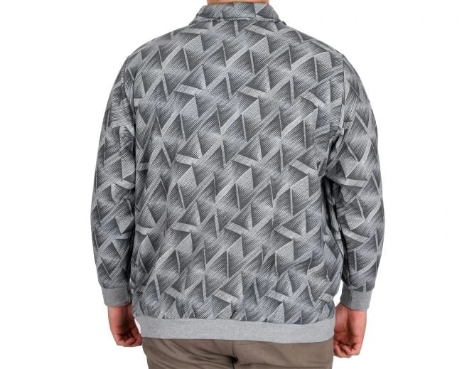 Büyük Beden Erkek Sweat Desenli 24440 Grimelanj