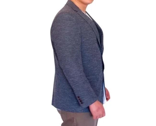 Büyük Beden Erkek Klasik Blazer Ceket BRITANYA 23028 GRI