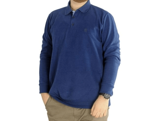 Erkek Sweatshirt Polo Vnz Selanik 20440 İndigo