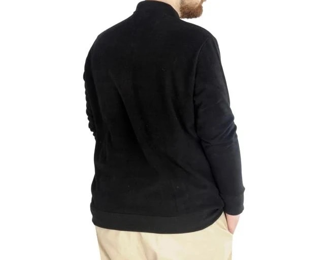 Erkek Sweat Polo Cepli Selanik Basic 20441 Siyah