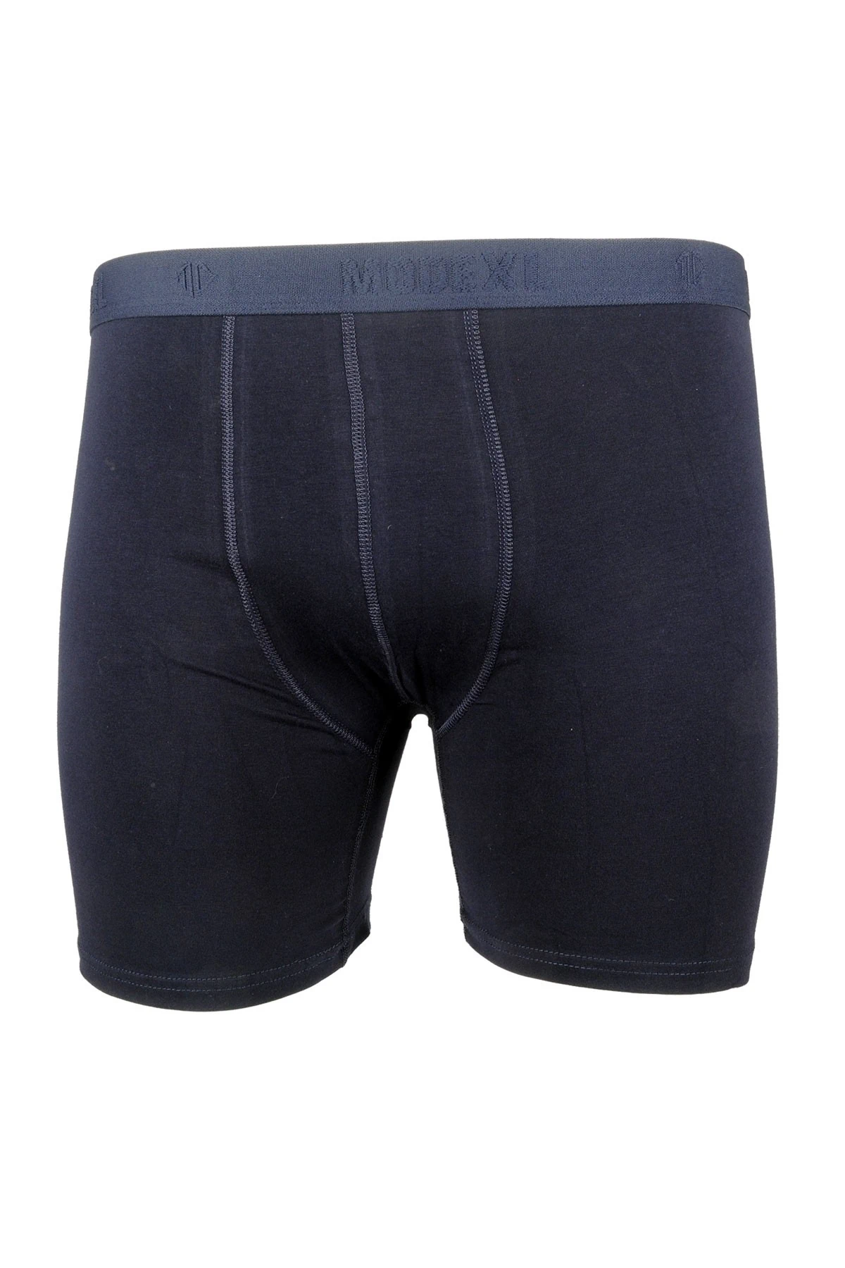 Buyuk Beden Erkek Likra Boxer 6350  Lacivert - lacivert