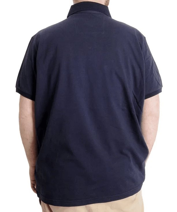 Büyük Beden Erkek T-shirt Polo INDUSTRY 23316 Lacivert