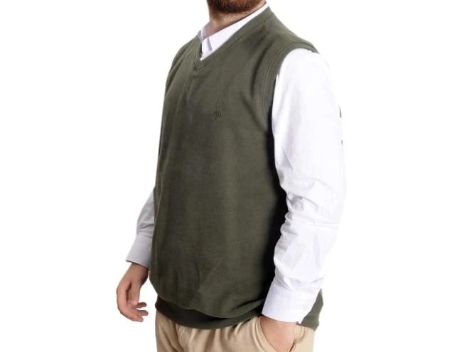 Büyük Beden Erkek Süeter Vanize Selanik 20547 Haki