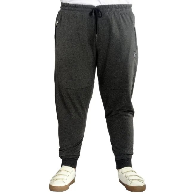 Büyük Beden Eşofman Altı DarPaça Zippered 22501 Antramelanj