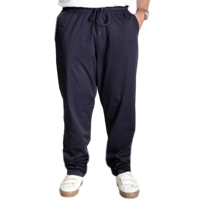 Büyük Beden Pantolon Keten Jogger Milano 21913 Lacivert