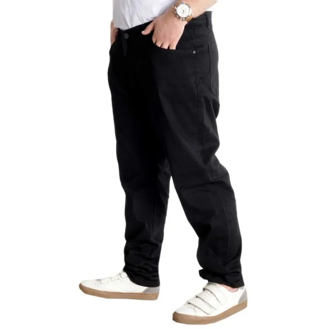 Büyük Beden Pantolon Gabardin Jogger Doğa 22920 Siyah