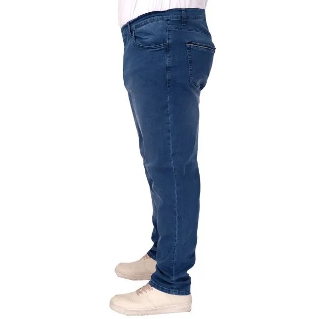 büyük beden pantolon 22908 A.Mavi