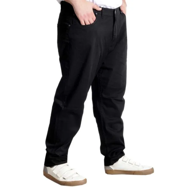 Büyük Beden Pantolon Gabardin Jogger Doğa 22920 Siyah