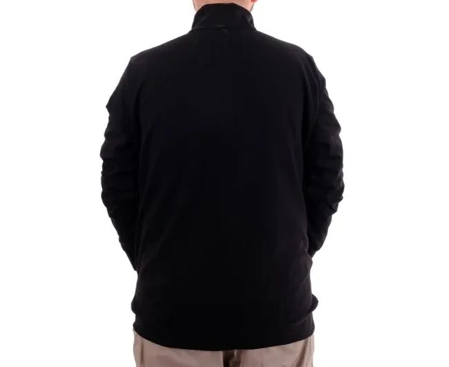 Buyuk Beden Erkek Hırka Fermuarlı Stell Dik Yaka 20571 Siyah