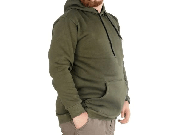 Erkek Sweatshirt Kapşonlu Pocket Basic 20562 Haki